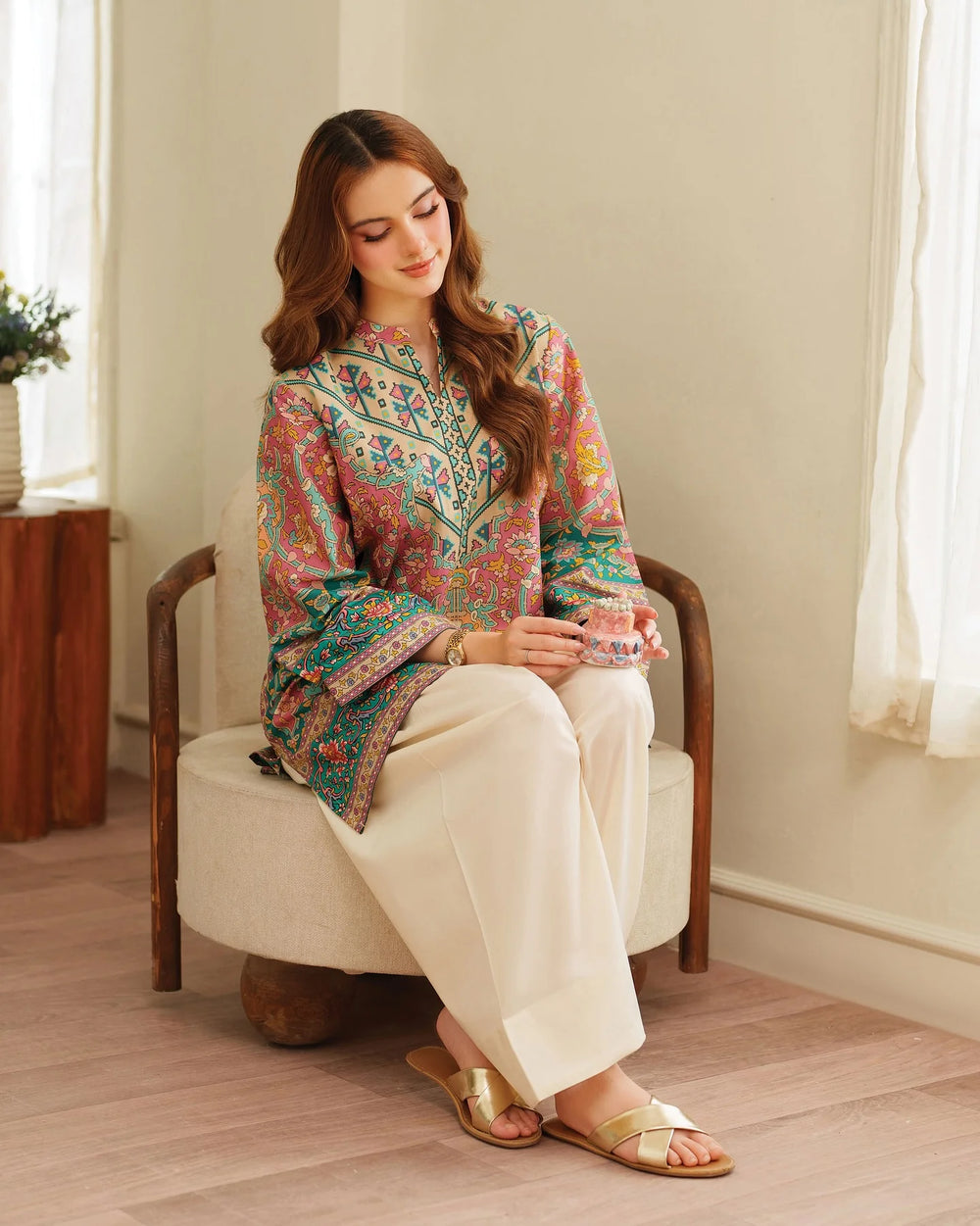 Minal Printed 2pc(Farshi Shalwar